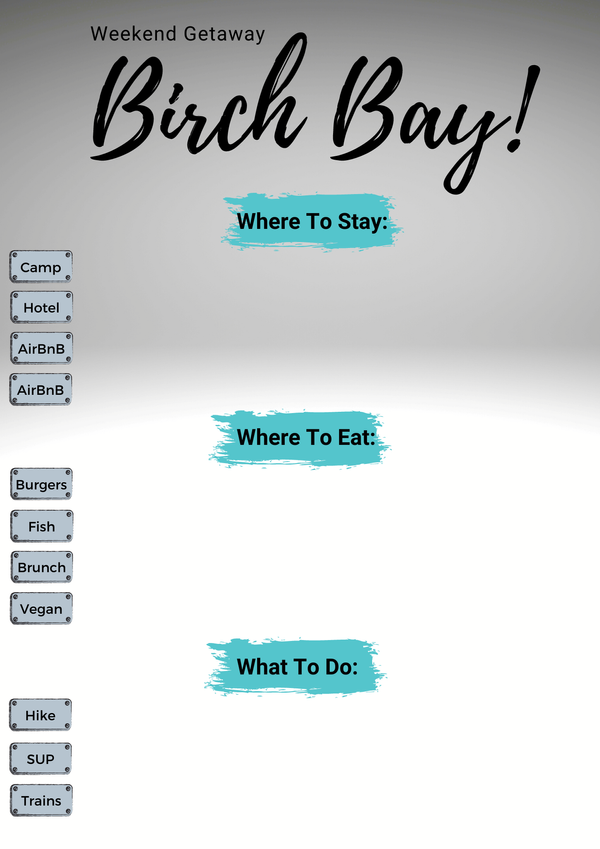 Weekend Getaway to Birch Bay